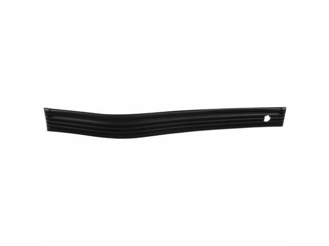 Front Bumper Impact Strip, RH, Black injection molded plastic, 2-Piece design, Reproduction for (88-98)