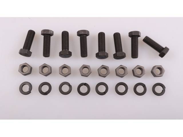 Rear Bumper Step and Brackets Fastener Kit, 24-pc OE Correct AMK Products reproduction for (73-80)