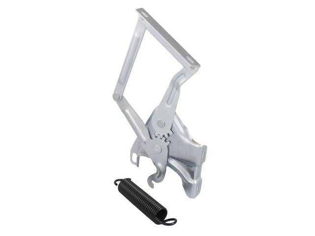 RH / Passenger Side Hood Hinge Assembly, includes spring for (58-59)