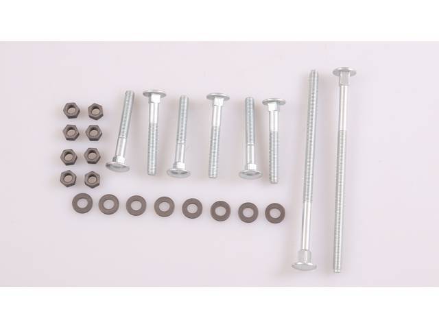 Bed Assembly to Frame Fastener Kit, 24-pc OE Correct AMK Products reproduction for (73-80)