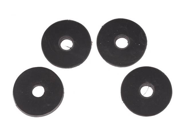 BUSHING, RADIATOR SUPPORT PADS, (4), REPRO