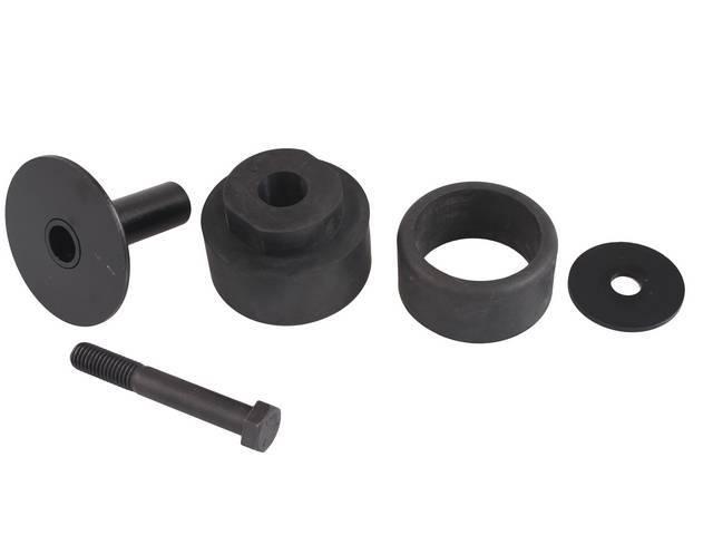 KIT, Radiator Support Mount, (5) includes upper and lower rubber bushings w/ hardware, 2 required, replacement-style repro