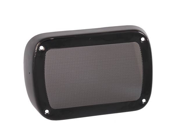 COVER, Dash Radio Speaker Housing, black finish, repro