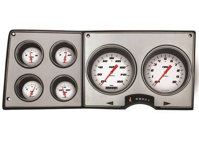 Classic Instruments Gauge Kit, Velocity White Series, reproduction