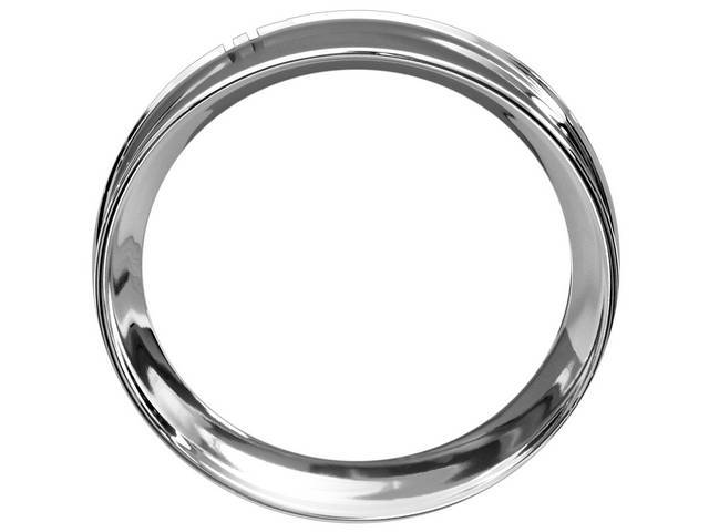 BEZEL, Dash / Instrument, chrome finish, repro