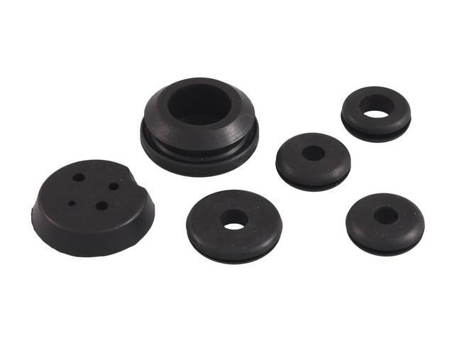 GROMMET KIT, FIREWALL, 6 PIECE KIT