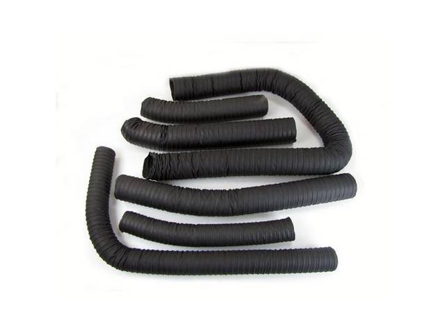 Defroster Duct Hose Kit, Cloth, 6-pieces, Made in USA for (67-72)