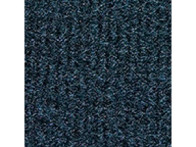 CARPET, Molded, cut pile, midnight blue, repro 