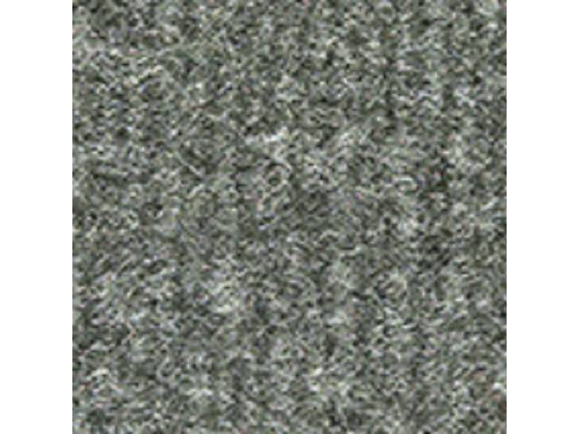 CARPET, Molded, cut pile, medium gray, repro 