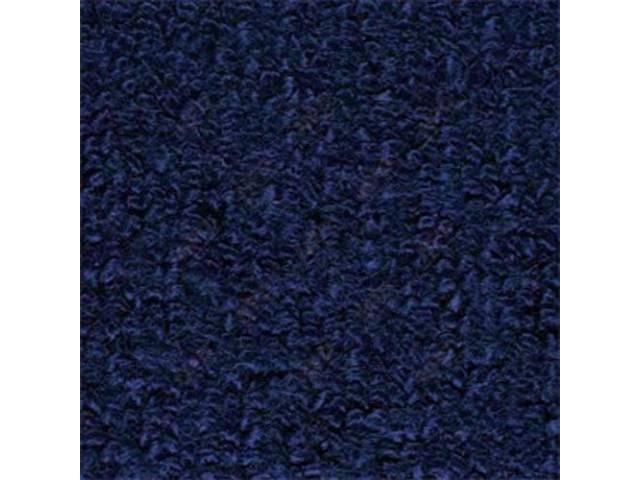 Midnight Blue 1-Piece Raylon Loop Molded Carpet (no tunnel) w/o holes for (55-59)