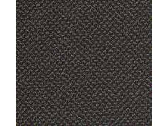 Black 1-Piece Daytona Cut and Sewn Molded Carpet (no tunnel) w/o holes for (55-59)