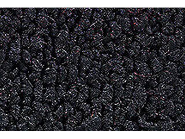 Midnight Blue 1-Piece Raylon Loop Cut & Sewn Carpet (no tunnel) w/o in-cab gas tank, w/ holes for (55-59)