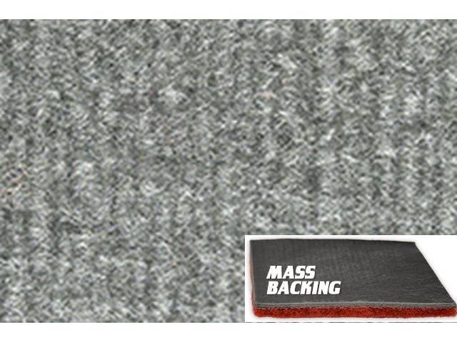 Silver Molded Carpet, Cut Pile, Improved Mass Backing, reproduction