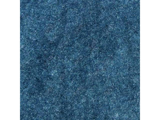 CARPET, Molded, cut pile, blue, repro