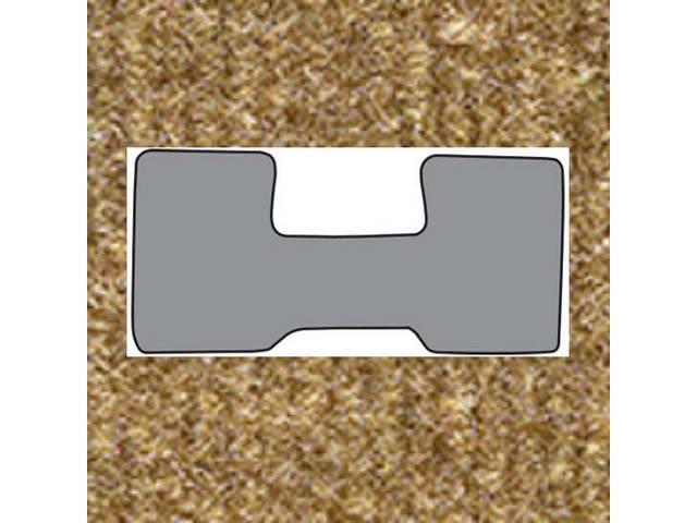 Caramel 1-Piece Nylon Cut Pile Carpet Mat, A/T (except TH400) or 3SM/T, low tunnel for (74-86)