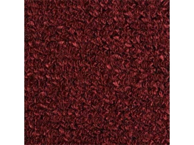 Rear Cab Wall Carpet, Loop, Maroon