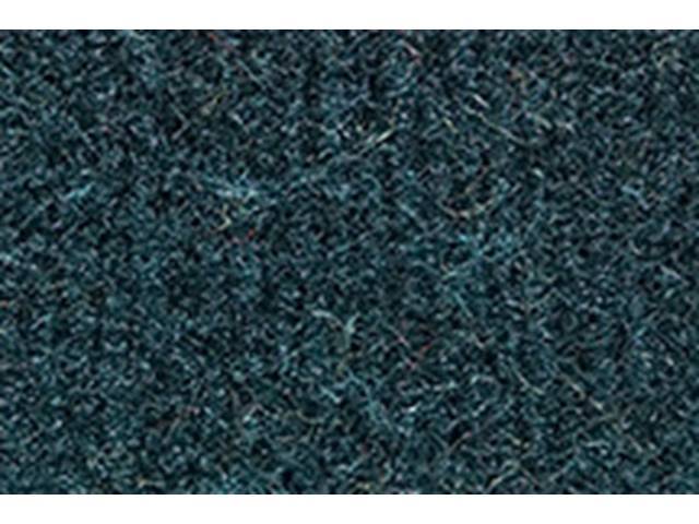 Rear Cab Wall Carpet, Cut pile, Dark Blue, includes velcro for installation 