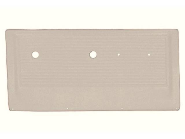 Phantom White Horizontal Pleat (matches steel original design) Front Door Panel Set, ABS-plastic construction