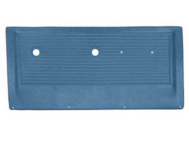 OE Blue Horizontal Pleat (matches steel original design) Front Door Panel Set, ABS-plastic construction