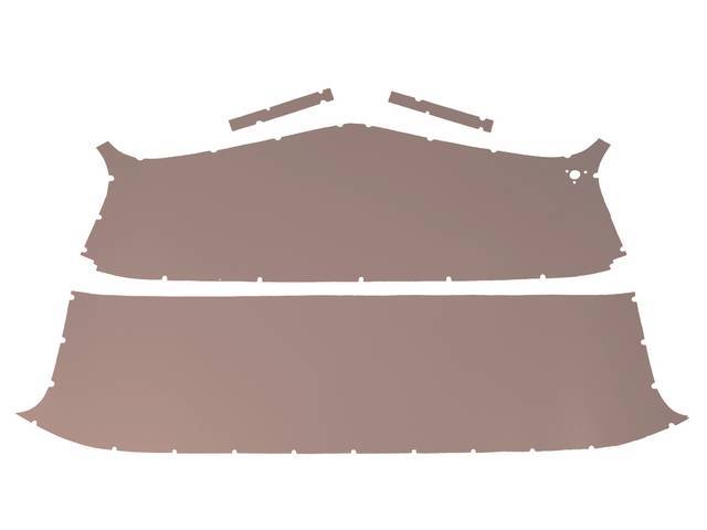 HEADLINER, SET, EARLY MODEL, PEARL BEIGE