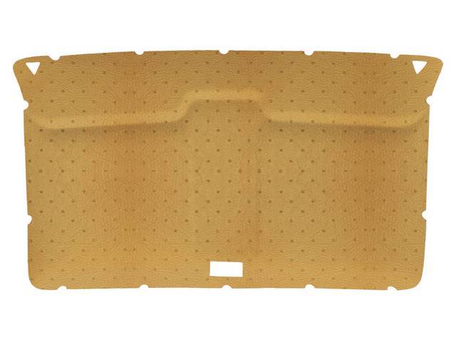 HEADLINER, ORIGINAL STYLE, REAR, COVERED IN LIGHT BUCKSKIN CLOTH