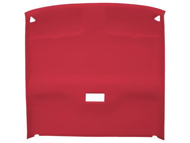 HEADLINER, ORIGINAL STYLE, REAR, DARK RED 