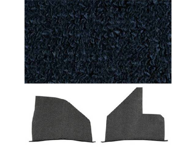 Kick Panel Carpet Insert, Loop, Midnight Blue, w/o cardboard backing, does one pair of kick panels