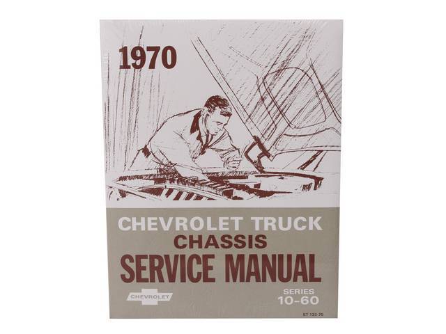 Chevy Truck Service Manual Book, Reproduction for (1970)