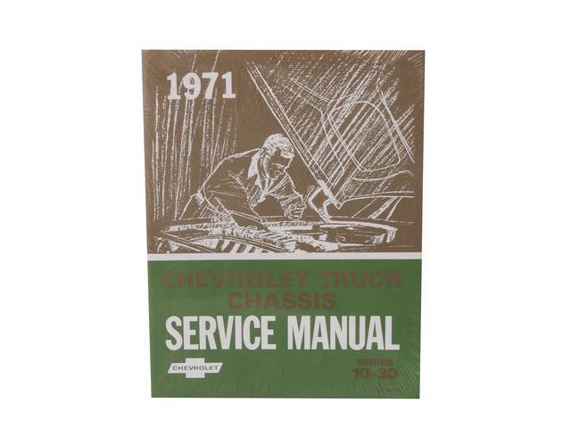 Chevy Truck Service Manual Book, Reproduction for (1971)