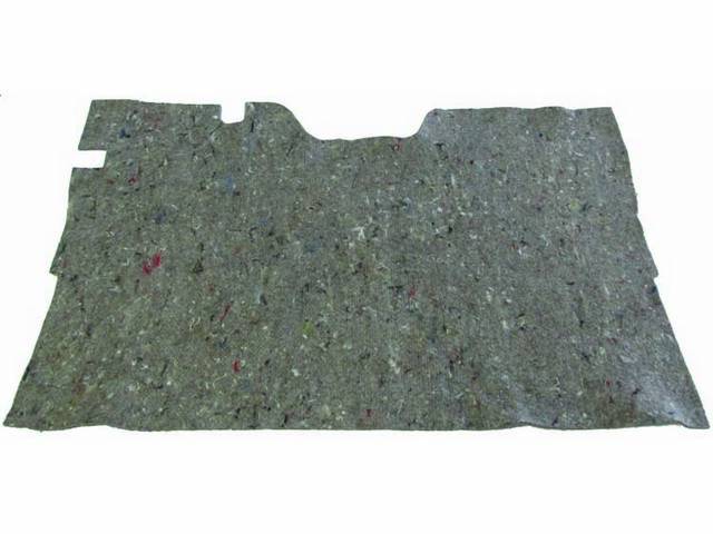 FELT MAT, Under Carpet / Floor, 1-piece repro  ** see p/n K-SP-47A for matching soundproofing **