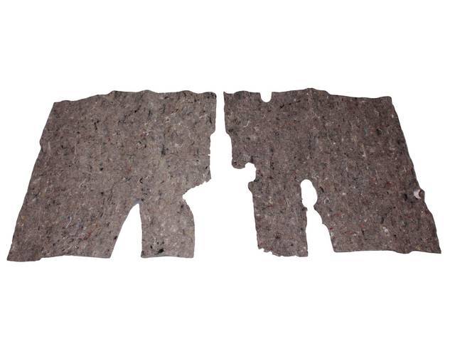 FELT MAT, Under Carpet / Floor, repro, (2)  ** see p/n K-SP-67E for matching soundproofing **