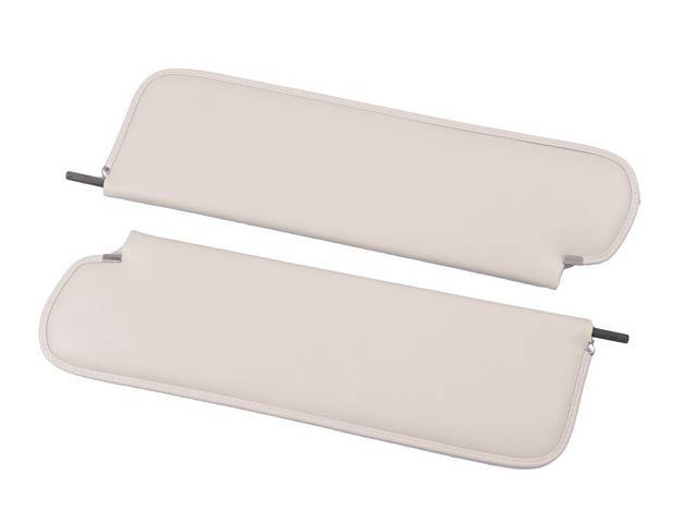 SUNVISOR SET, Off White, madrid grain vinyl, repro