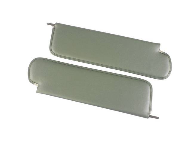 SUNVISOR SET, Light Green, madrid grain vinyl, repro