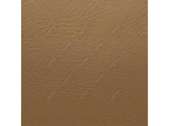 UPHOLSTERY, STANDARD OR CREW CAB, FRONT BENCH, PALOMINO, MADRID GRAIN VINYL, REPRO