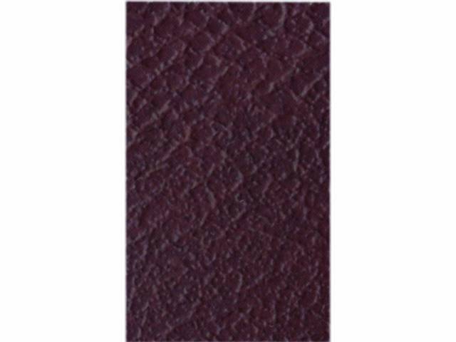 UPHOLSTERY, BENCH, STANDARD CAB, FRONT BENCH SEAT, MAROON PLEATED 60/40 STYLE, REAR, VINYL  