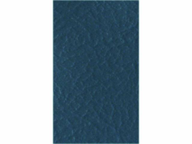 UPHOLSTERY, BENCH, STANDARD CAB, FRONT BENCH SEAT, MED BLUE PLEATED 60/40 STYLE, REAR, VINYL  