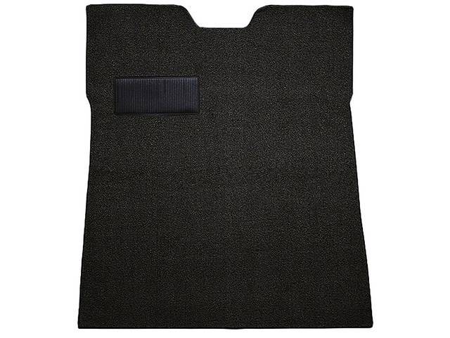 Black 1-Piece Vinyl Mat (floor w/o seat riser), reproduction