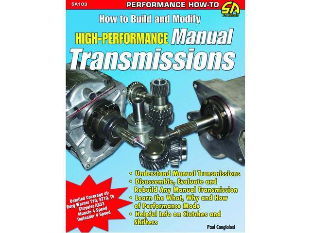 BOOK, HOW TO BUILD AND MODIFY HIGH-PERFORMANCE MANUAL TRANSMISSIONS