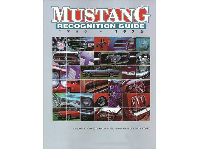 BOOK, MUSTANG RECOGNITION GUIDE, BY LARRY DOBBS