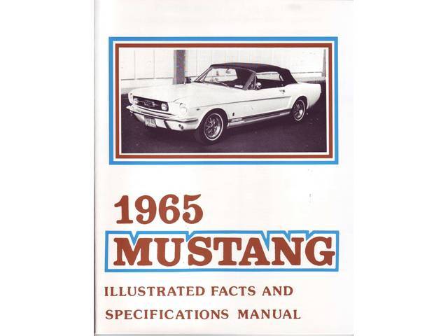 BOOK, ILLUSTRATED FACTS, 1965 MUSTANG