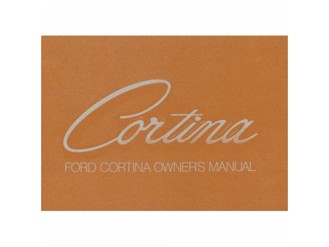 OWNERS MANUAL, Original Ford, 72 pages, nos 