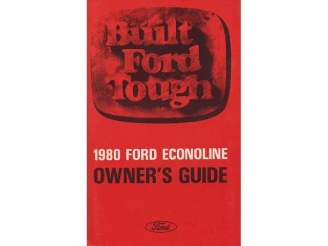 OWNERS MANUAL, Original Ford, 170 pages, nos 