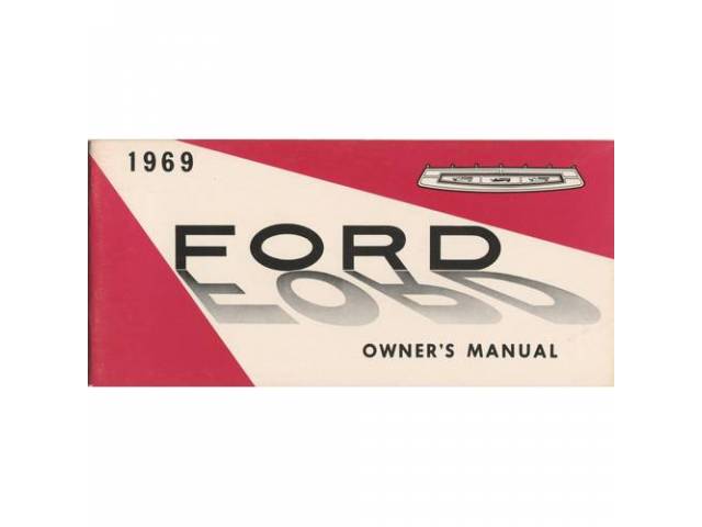 OWNERS MANUAL, Original Ford, 68 pages, nos 