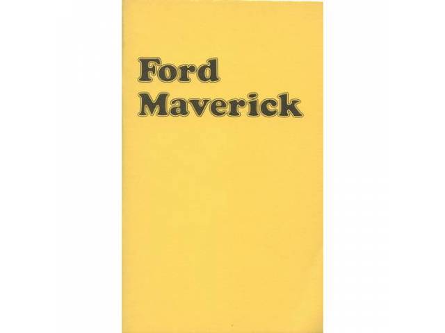 OWNERS MANUAL, Original Ford, 86 pages, nos 