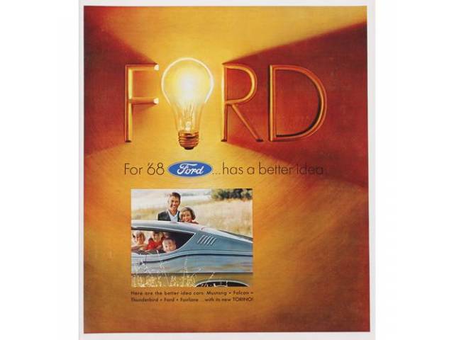 1968 FORD BETTER IDEAS SALES BROCHURE