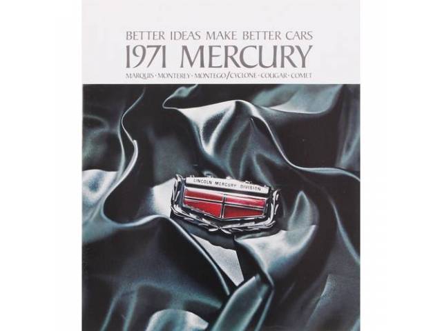 1971 MERCURY BETTER IDEAS SALES BROCHURE