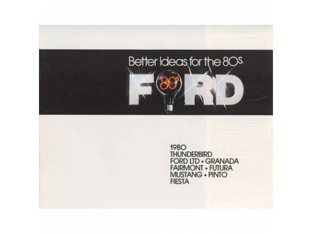 1980 FORD BETTER IDEAS SALES BROCHURE