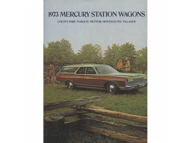 1973 MERCURY STATION WAGONS SALES BROCHURE