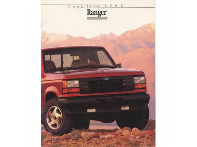 1992 FORD RANGER SALES BROCHURE