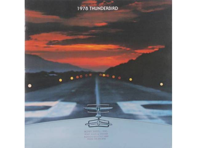 1978 FORD THUNDERBIRD SALES BROCHURE